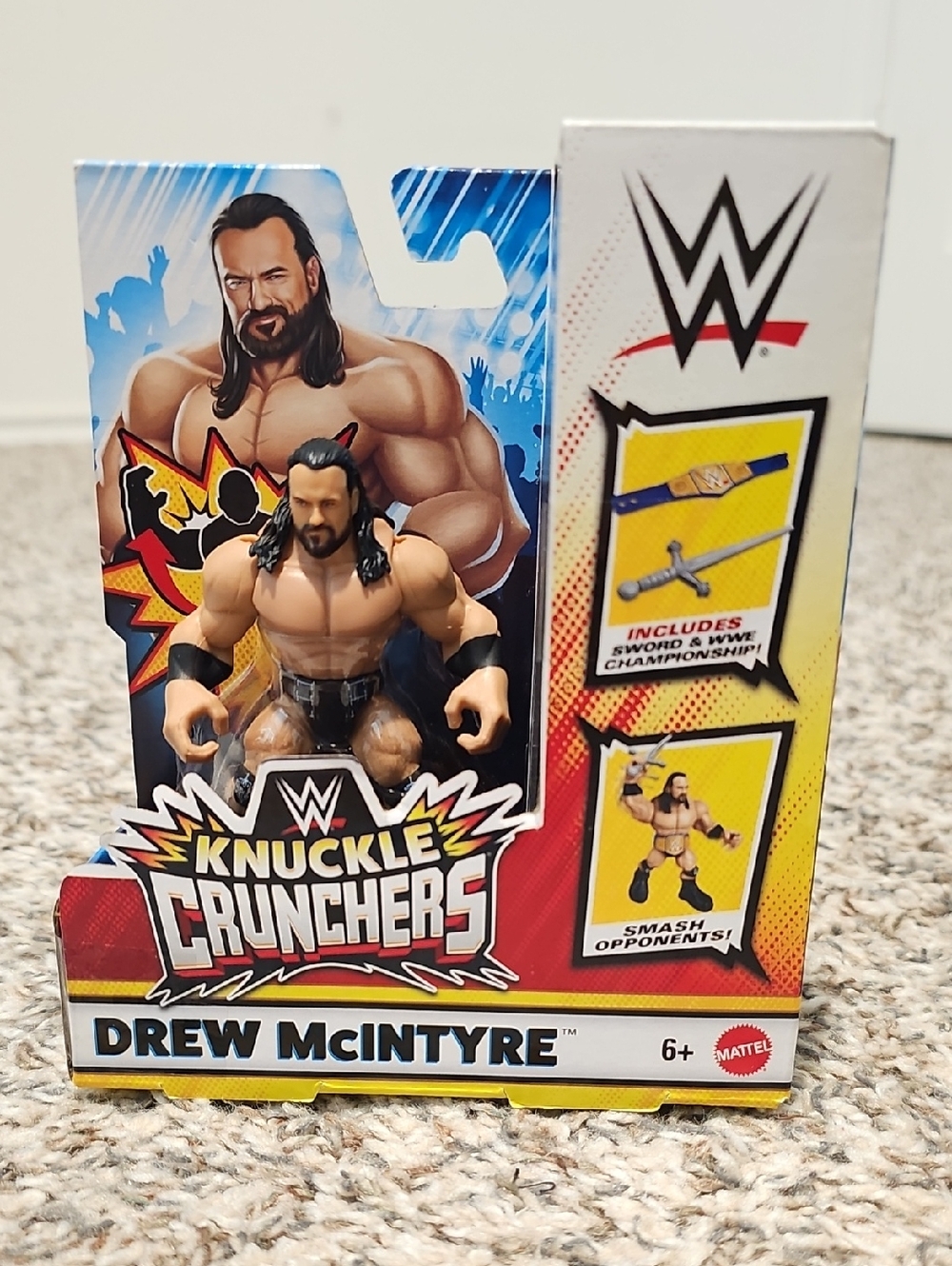WWE Knuckle Crunchers Drew McIntyre Action Figure